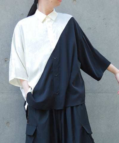 Bias Panel Dolman Shirt
