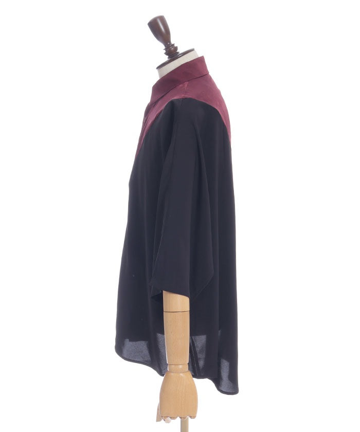 Bias Panel Dolman Shirt