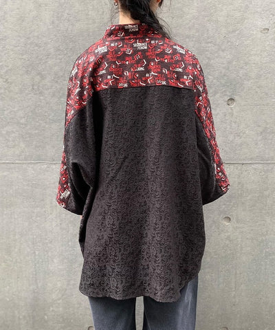 Mahjong Tiles Print Chinese Shirt