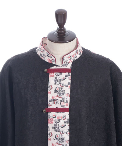 Mahjong Tiles Print Chinese Shirt