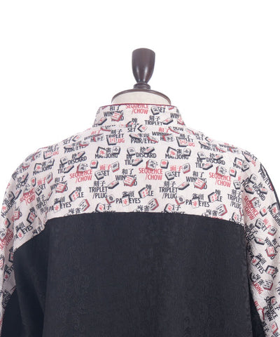 Mahjong Tiles Print Chinese Shirt