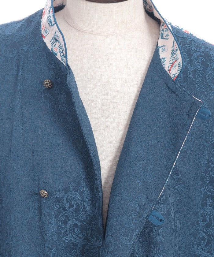 Mahjong Tiles Print Chinese Shirt