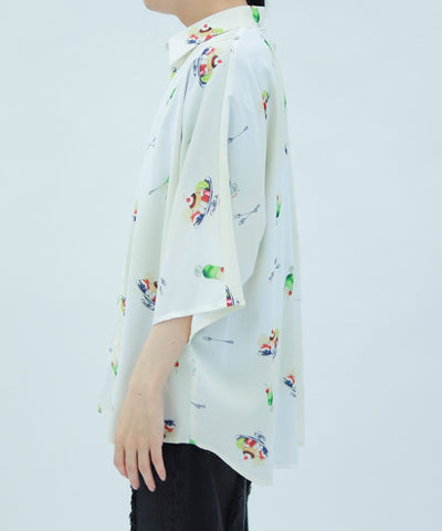 Pudding A La Mode Pattern Short Sleeve Shirt