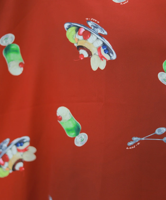 Pudding A La Mode Pattern Short Sleeve Shirt