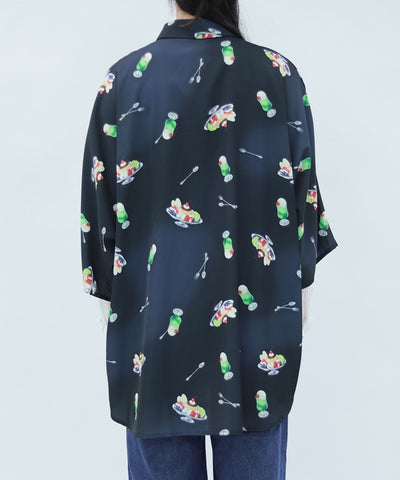 Pudding A La Mode Pattern Short Sleeve Shirt