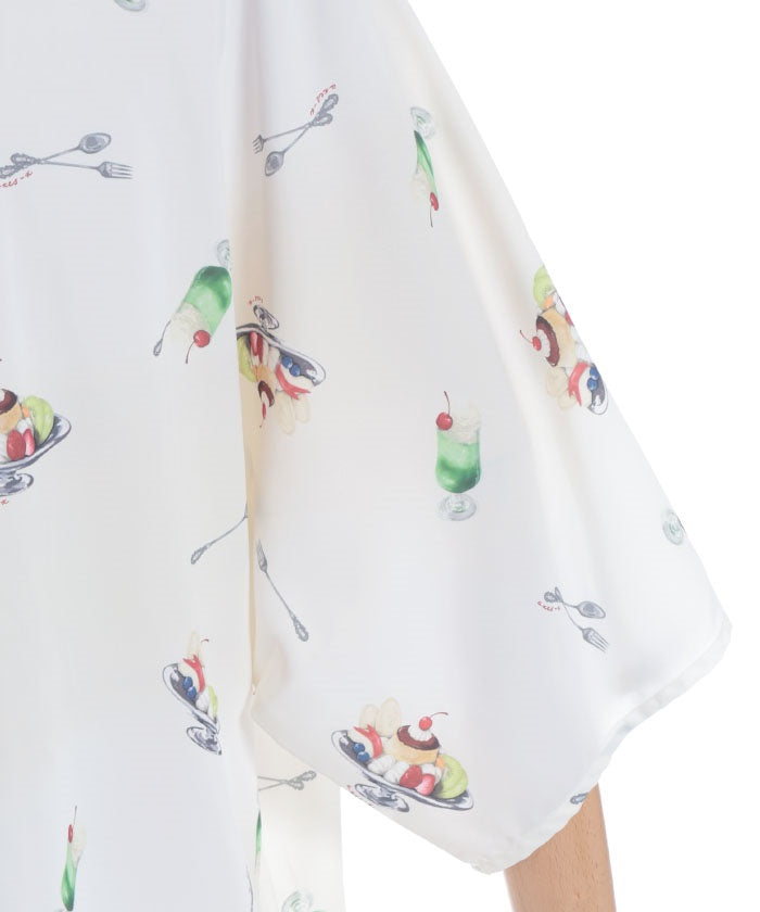 Pudding A La Mode Pattern Short Sleeve Shirt