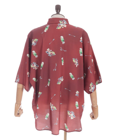 Pudding A La Mode Pattern Short Sleeve Shirt
