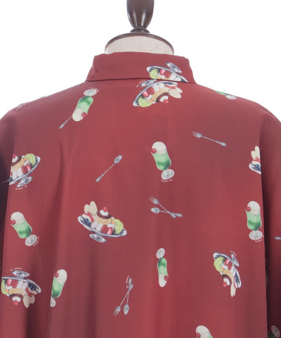 Pudding A La Mode Pattern Short Sleeve Shirt