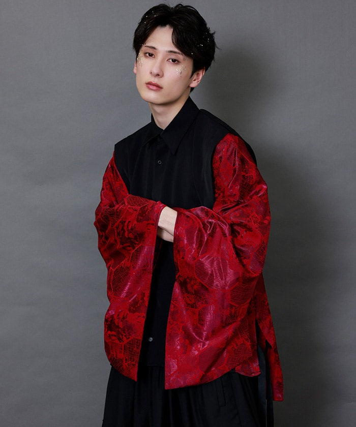 Kariginu Design Japanese Sleeve Shirt