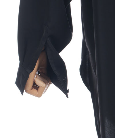 Snake & Lotus Embroidery Long Shirt