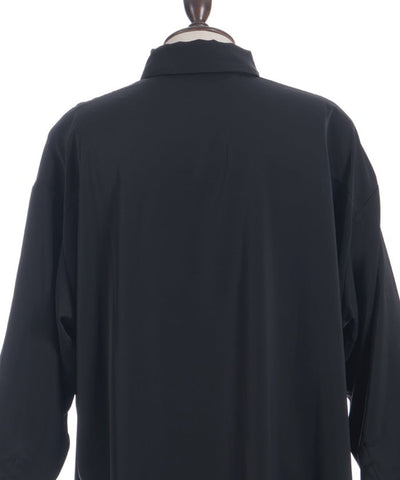 Snake & Lotus Embroidery Long Shirt