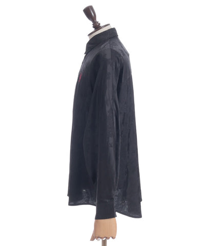 Butterfly Embroidery Jacquard Shirt