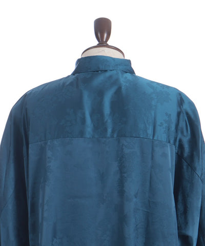 Butterfly Embroidery Jacquard Shirt