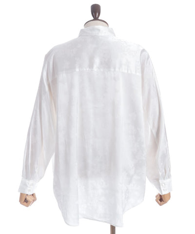 Butterfly Embroidery Jacquard Shirt