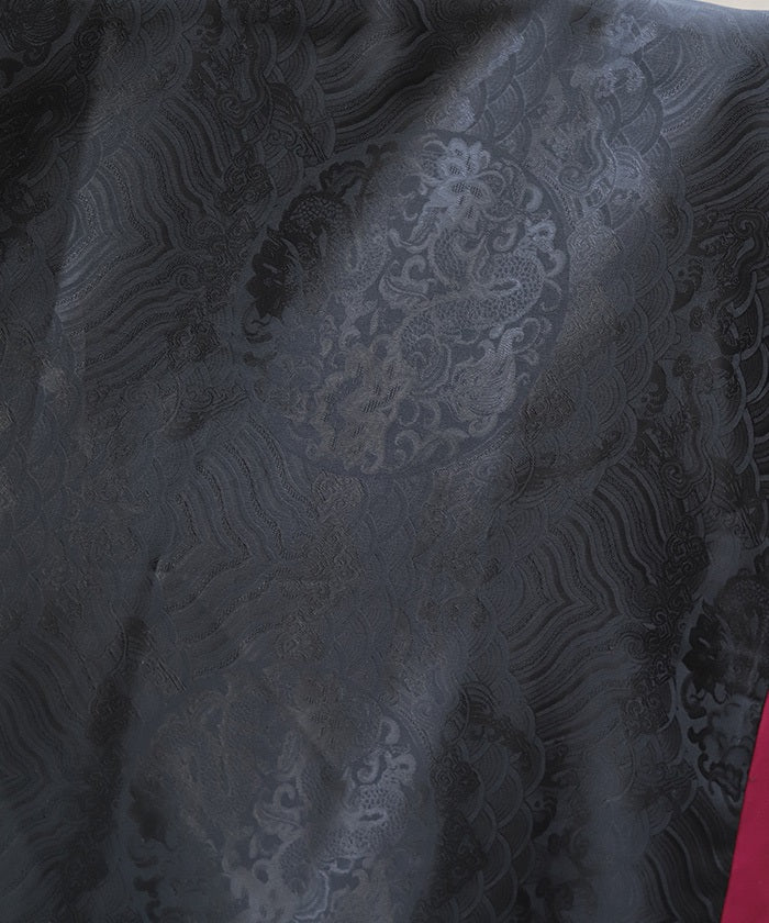 Hanafuda Embroidery Japanese Sleeve Shirt