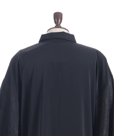 Hanafuda Embroidery Japanese Sleeve Shirt