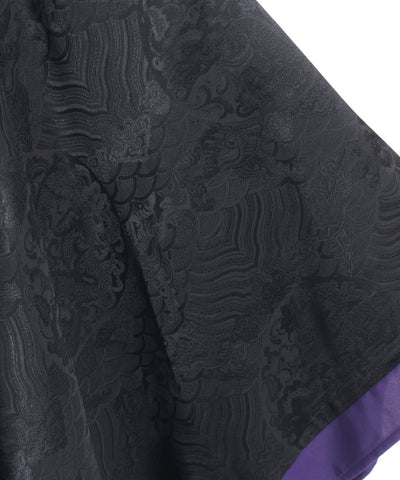 Hanafuda Embroidery Japanese Sleeve Shirt