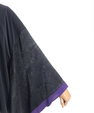 Hanafuda Embroidery Japanese Sleeve Shirt