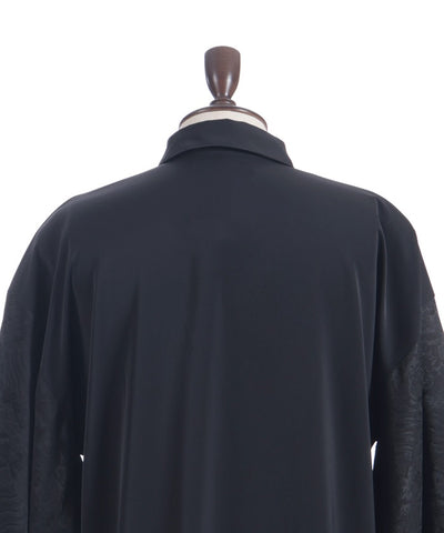 Hanafuda Embroidery Japanese Sleeve Shirt