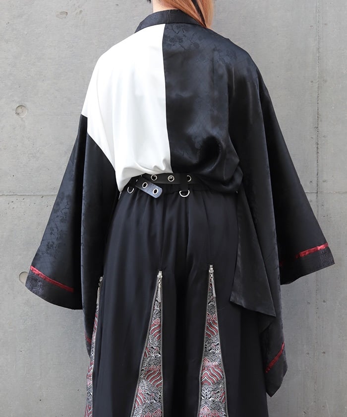 Kabuki Embroidery Japanese Sleeve Shirt