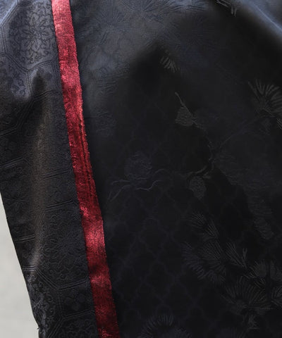 Kabuki Embroidery Japanese Sleeve Shirt