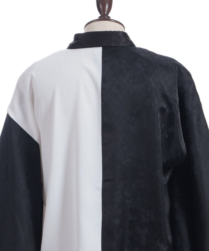 Kabuki Embroidery Japanese Sleeve Shirt