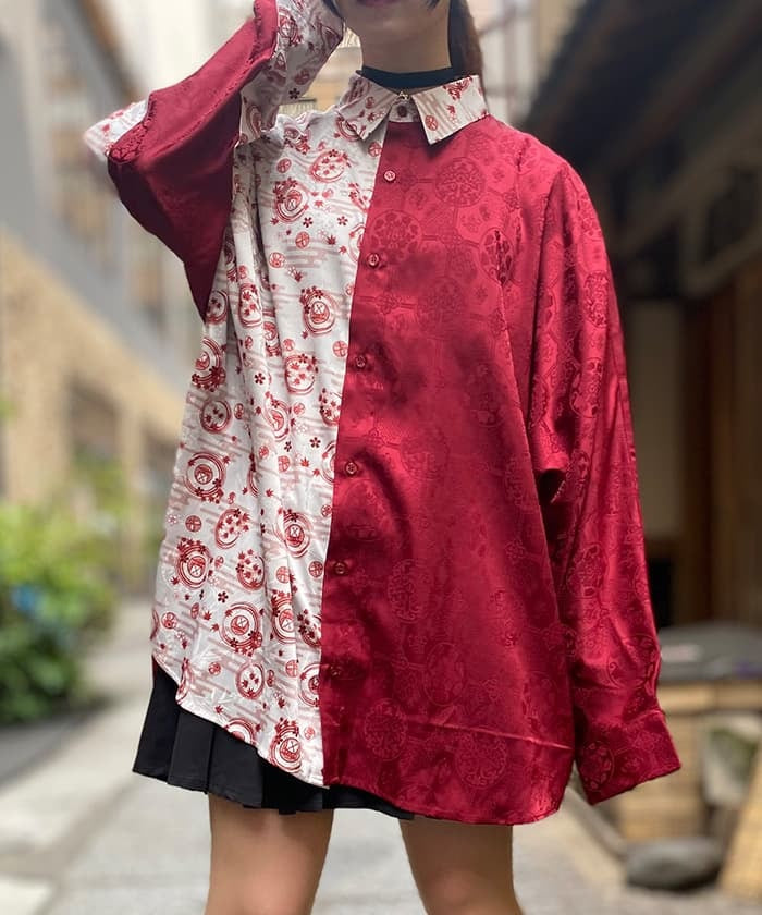 Onmyoji Color-Coordinated Dolman Shirt