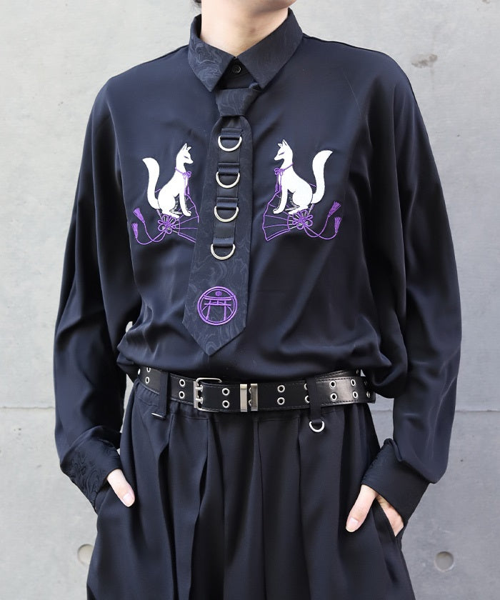Inari Embroidery Shirt – axes femme from JAPAN