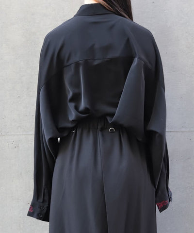 Lotus Embroidery Shirt