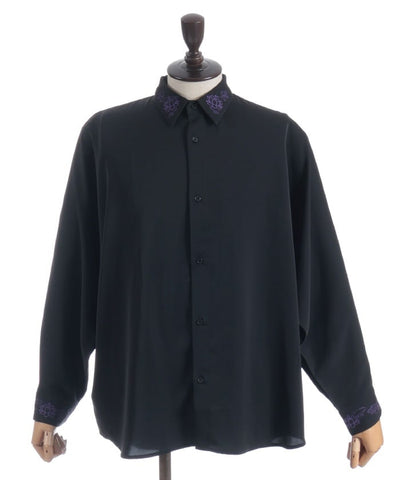 Lotus Embroidery Shirt