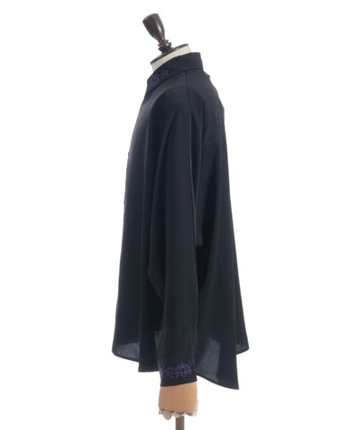 Lotus Embroidery Shirt