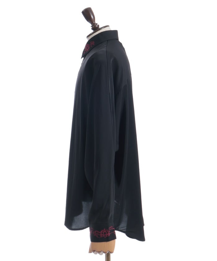 Lotus Embroidery Shirt