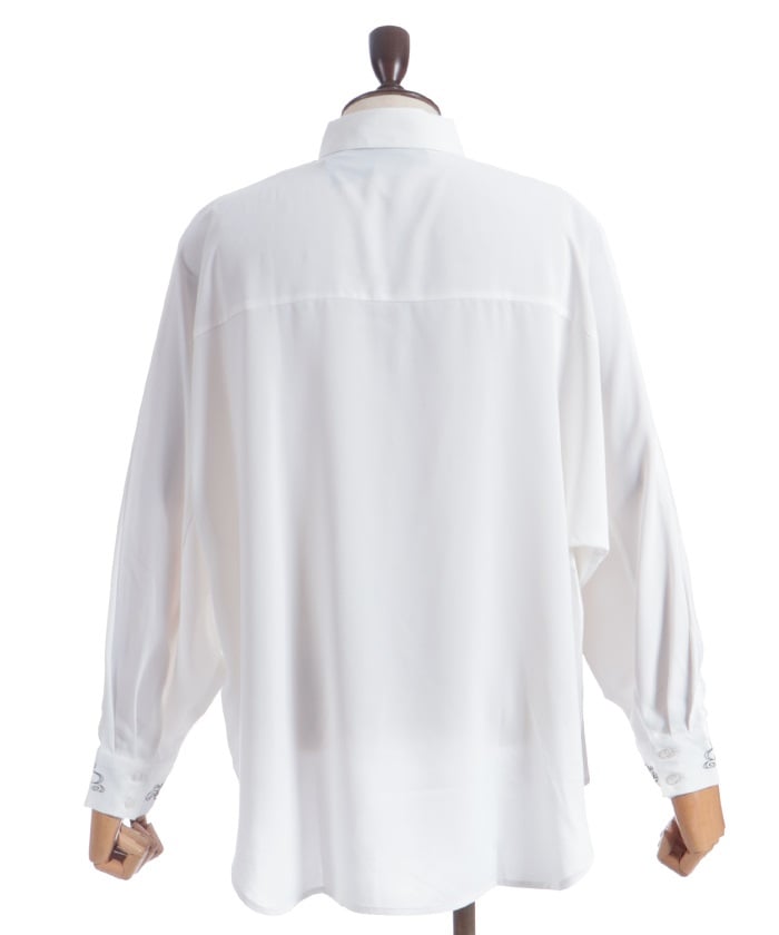 Lotus Embroidery Shirt