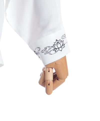 Lotus Embroidery Shirt