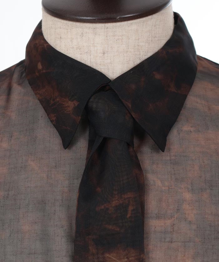 Bonsai Sheer Shirt with Tie