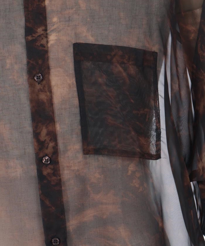 Bonsai Sheer Shirt with Tie