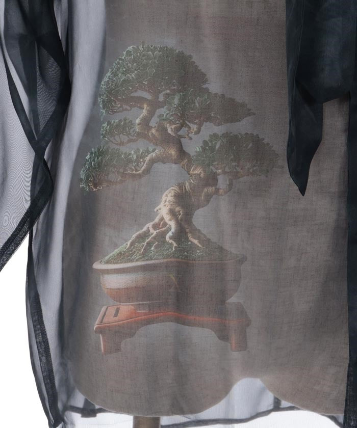 Bonsai Sheer Shirt with Tie