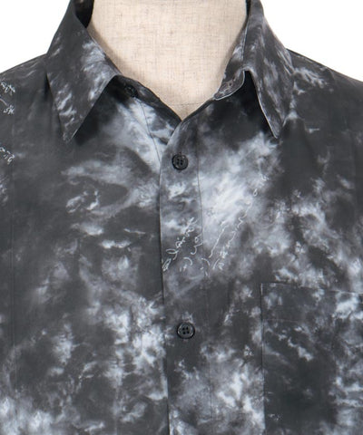 Waka Print Shirt with Tie