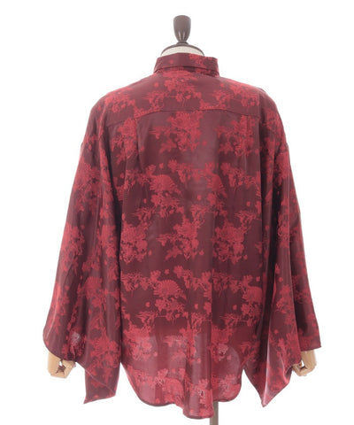 Folding Fan Jacquard Japanese Sleeve Shirt