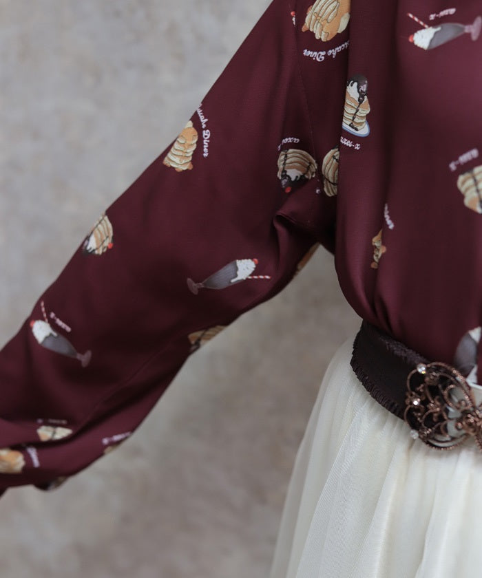 Pancakes Print Shirt