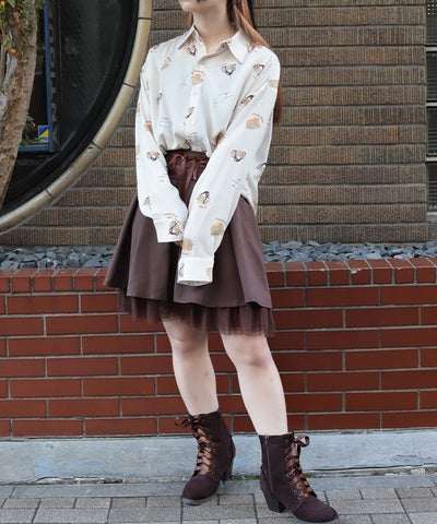 Pancakes Print Shirt