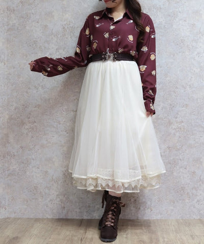 Pancakes Print Shirt