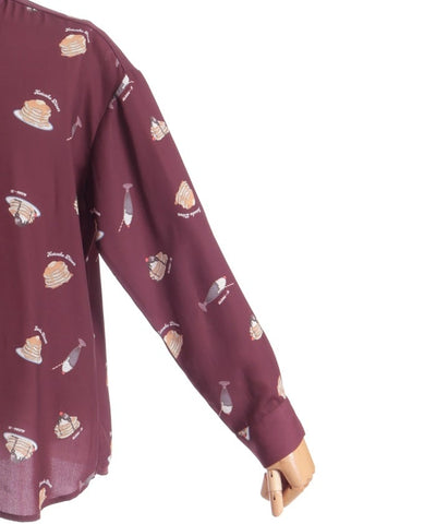 Pancakes Print Shirt