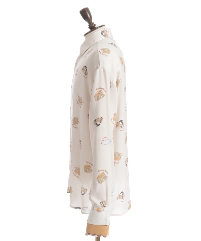 Pancakes Print Shirt