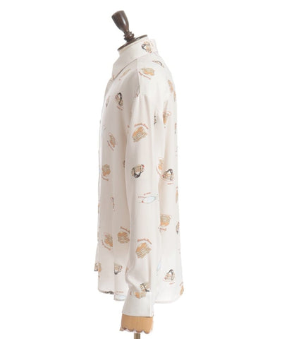 Pancakes Print Shirt