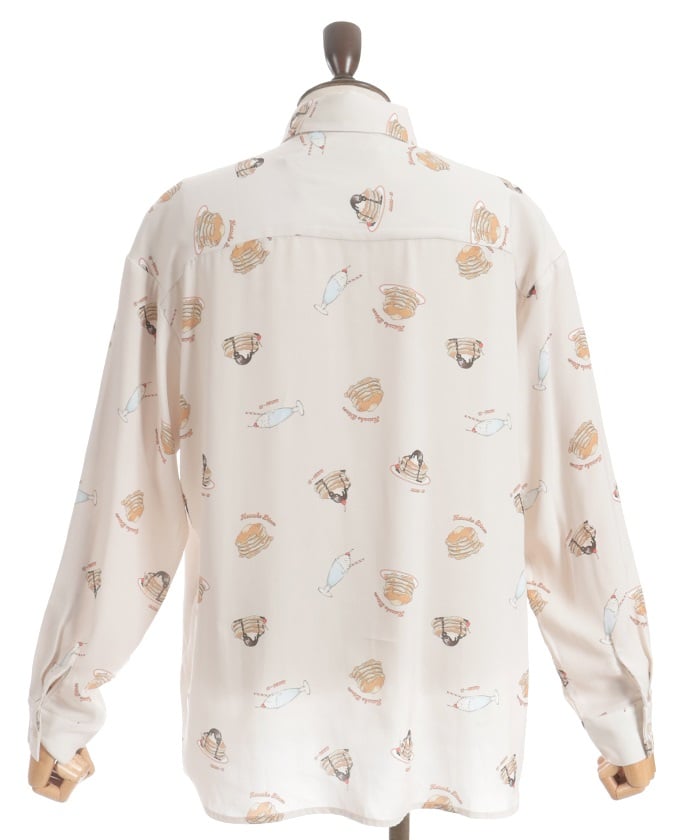 Pancakes Print Shirt