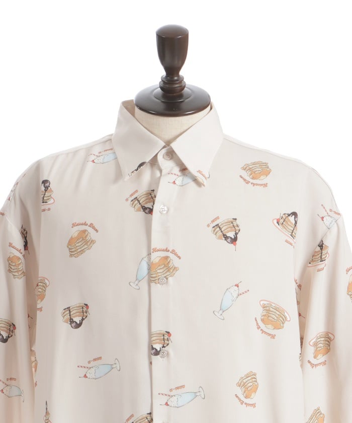 Pancakes Print Shirt