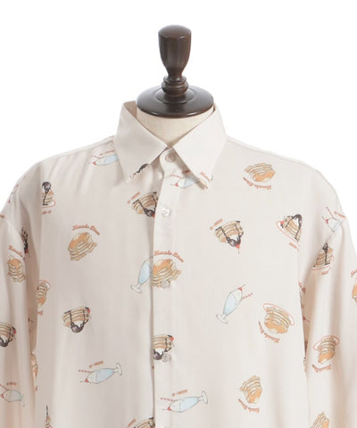 Pancakes Print Shirt