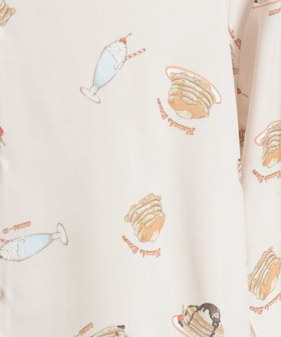 Pancakes Print Shirt