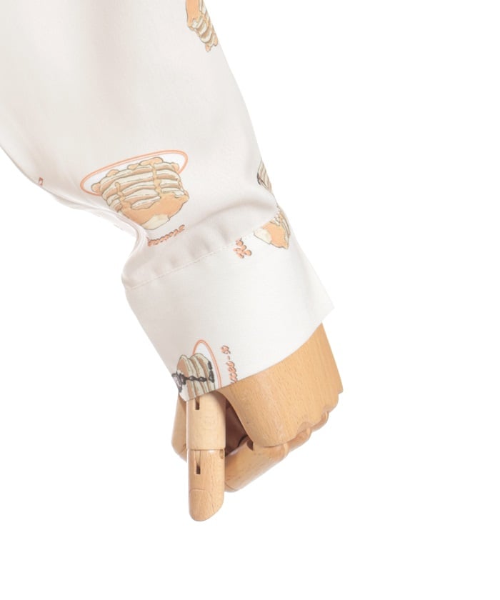 Pancakes Print Shirt
